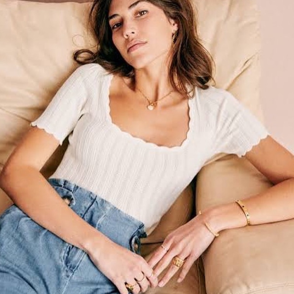 Sezane Anil top S